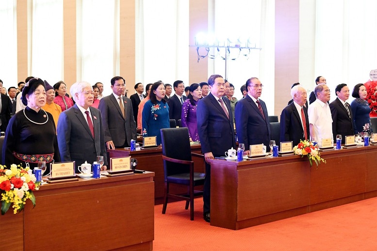 Các đại biểu dự buổi lễ - Ảnh: daibieunhandan.vn
