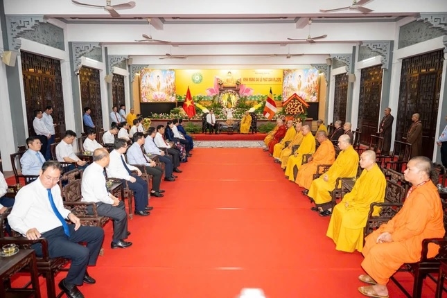 Quang cảnh buổi tiếp.