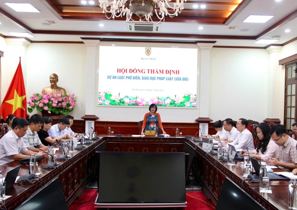 Hội đồng thẩm định dự án Luật Phổ biến, giáo dục pháp luật (sửa đổi).