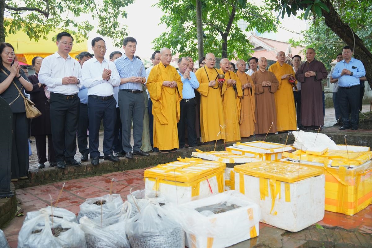 Buổi lễ thể hiện tinh thần “hộ quốc an dân”, đồng hành cùng dân tộc của Phật giáo.