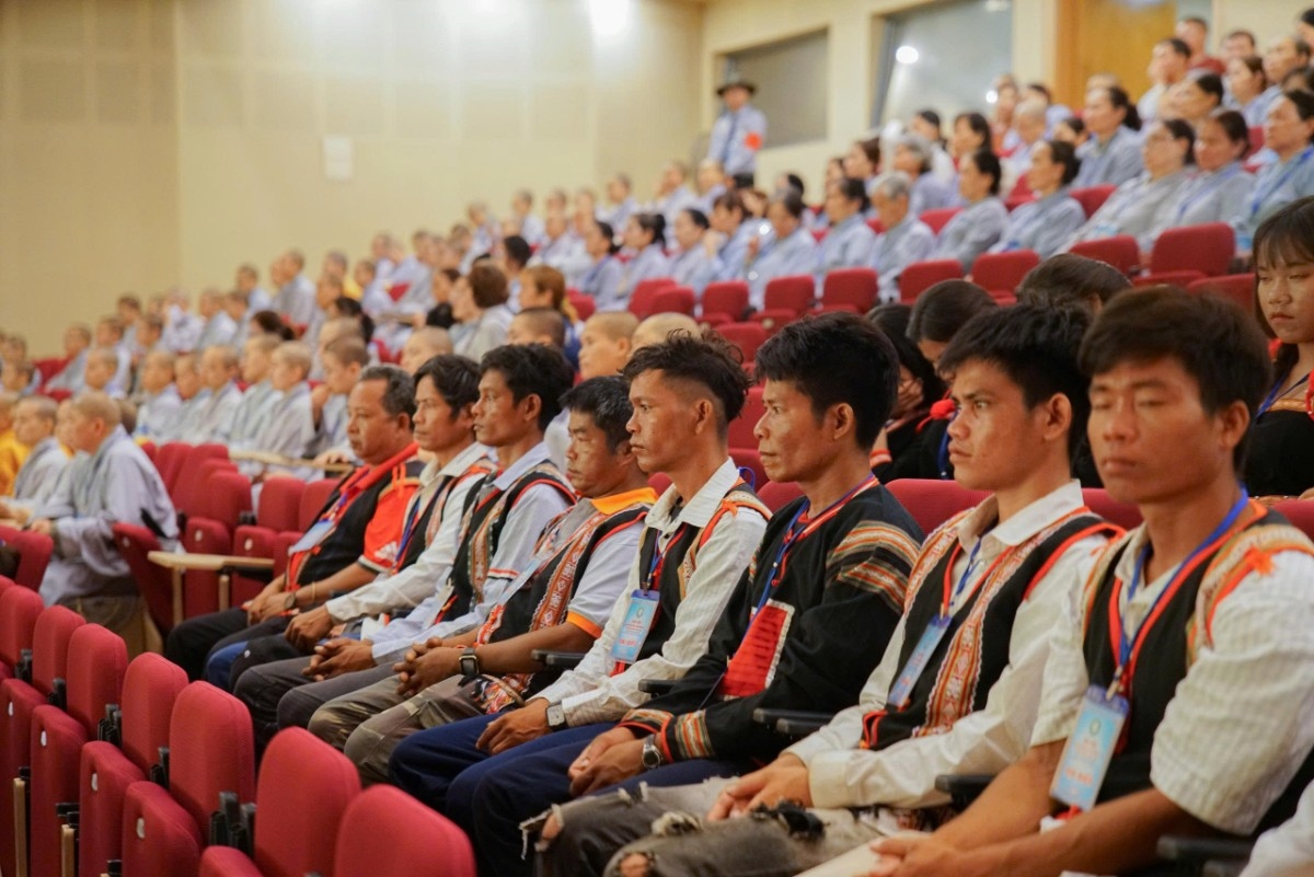 Các đại biểu phật tử tham dự Đại hội đại biểu Phật giáo tỉnh Gia Lai lần thứ I, nhiệm kỳ 2026-2031