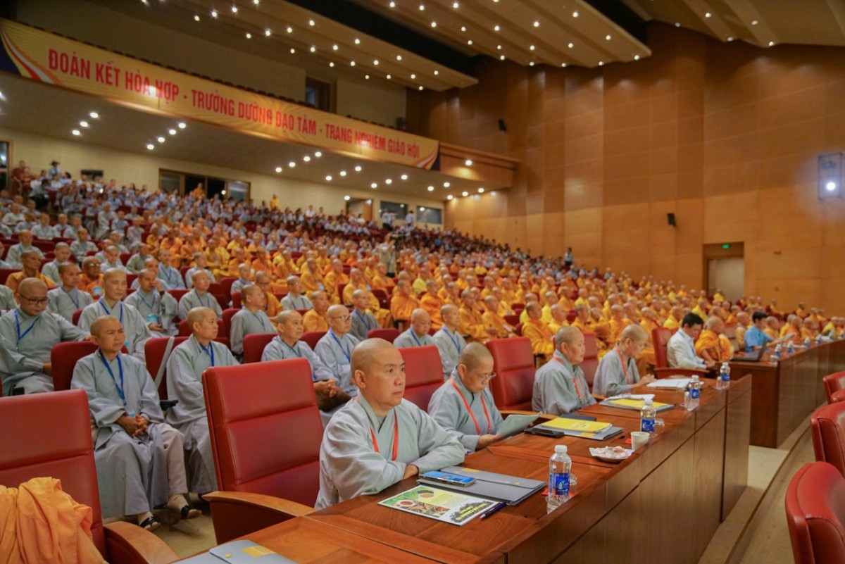 Các đại biểu tăng ni tham dự Đại hội đại biểu Phật giáo tỉnh Gia Lai lần thứ I, nhiệm kỳ 2026-2031