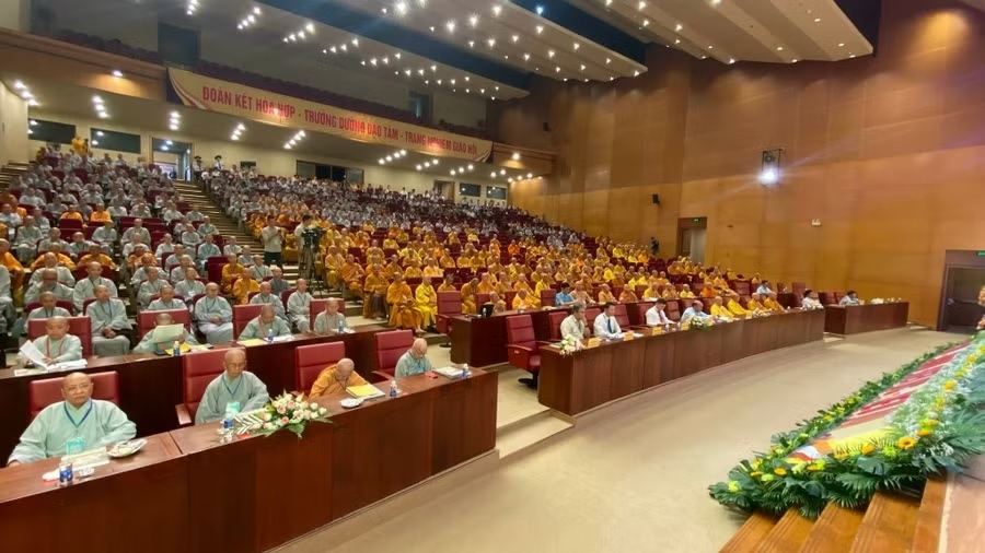 Quang cảnh Đại hội đại biểu Phật giáo tỉnh Gia Lai lần thứ I, nhiệm kỳ 2026-2031.