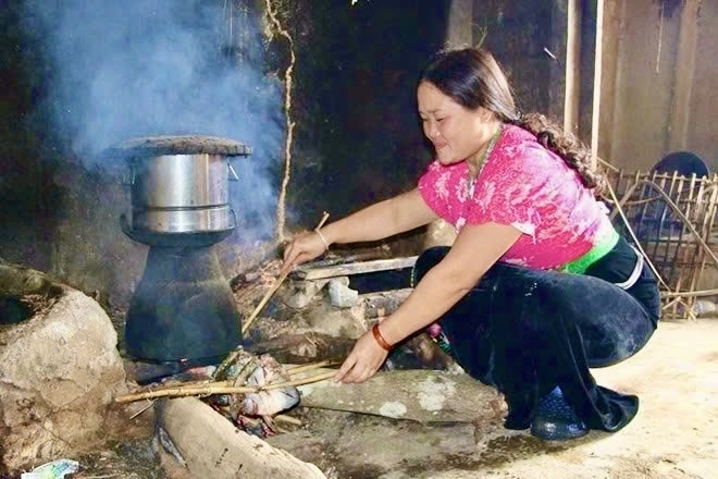Những ngày lễ, Tết món Pa pỉnh tộp không thể thiếu trong mâm cỗ của người đồng bào dân tộc Thái ở Tây Bắc
