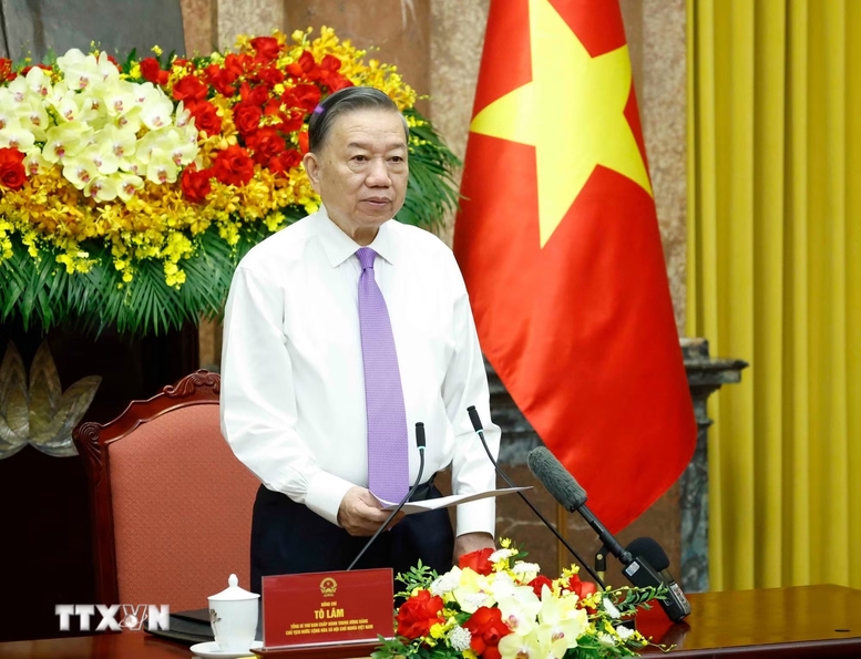 Tổng Bí thư, Chủ tịch nước Tô Lâm phát biểu - Ảnh: TTXVN