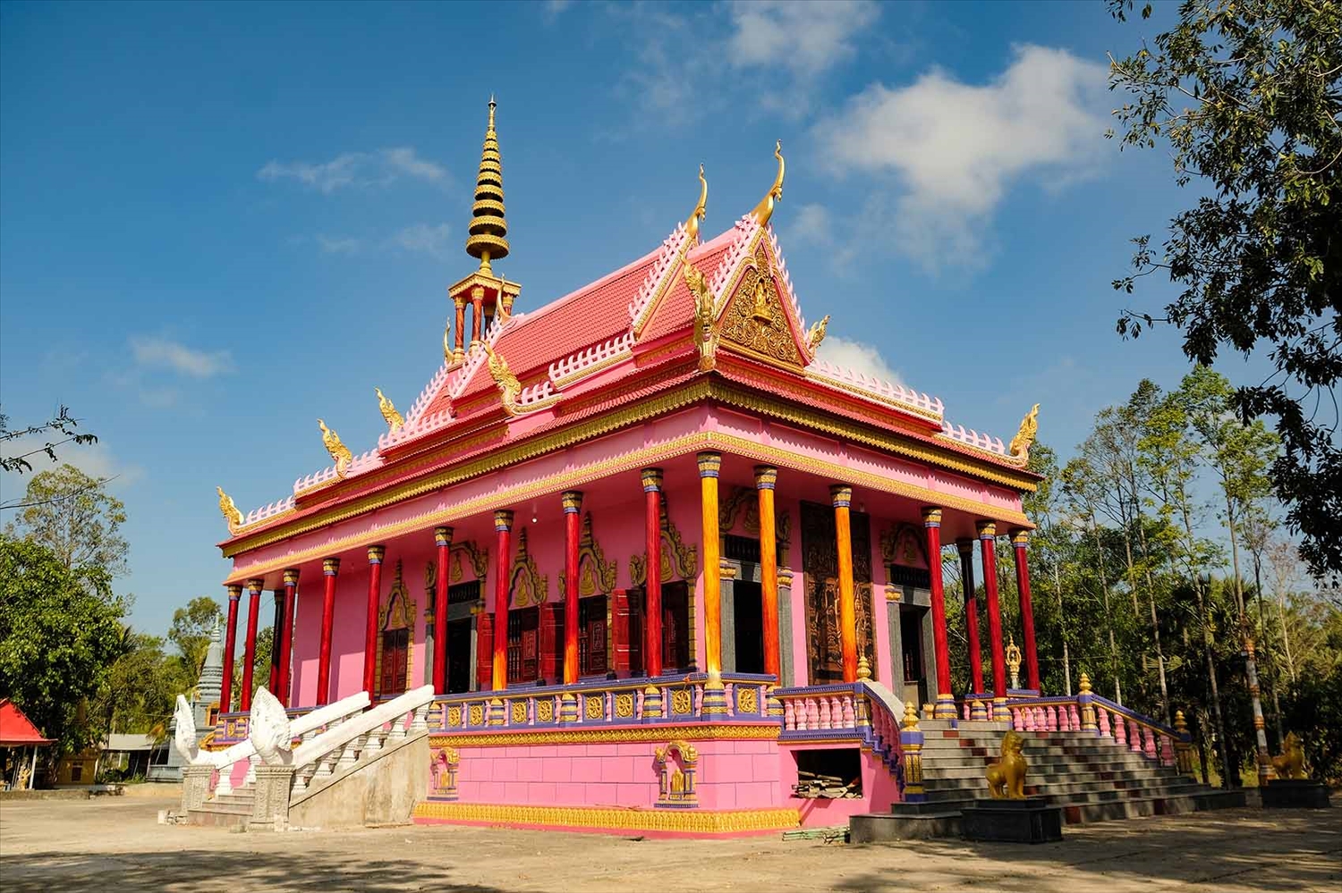 Chùa Krăng Krốch hơn 100 năm tuổi, gắn bó với đời sống văn hóa, tín ngưỡng của đồng bào Khmer vùng Bảy Núi