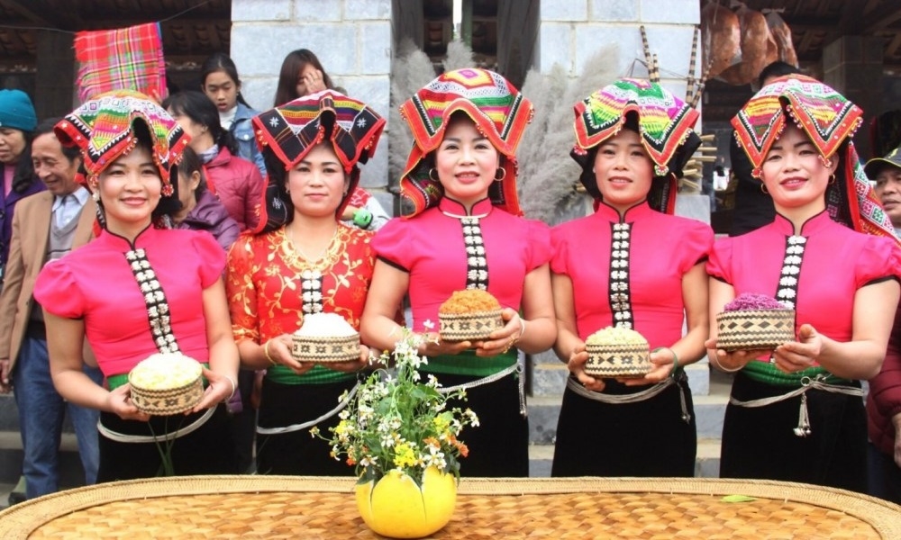 Xôi ngũ sắc - Nét ẩm thực độc đáo của người Thái trong các dịp lễ, Tết