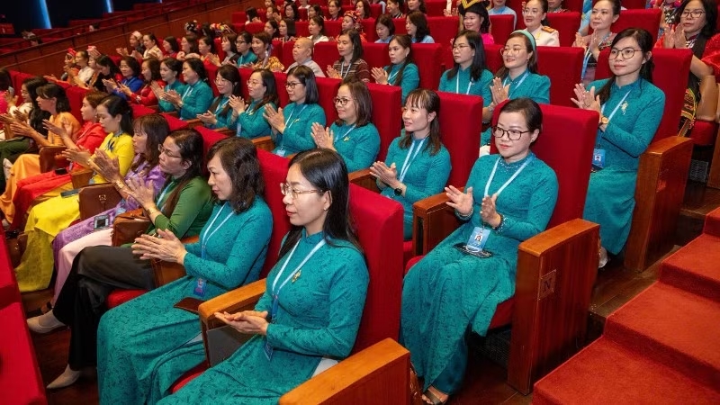Với tinh thần “Đoàn kết - Bản lĩnh - Nhân ái - Sáng tạo-Phát triển”, thành công của Đại hội sẽ tạo động lực mới, khí thế mới và khơi dậy tiềm năng, trí tuệ, khát vọng cống hiến của cán bộ, hội viên phụ nữ. (Ảnh: THỦY NGUYÊN)