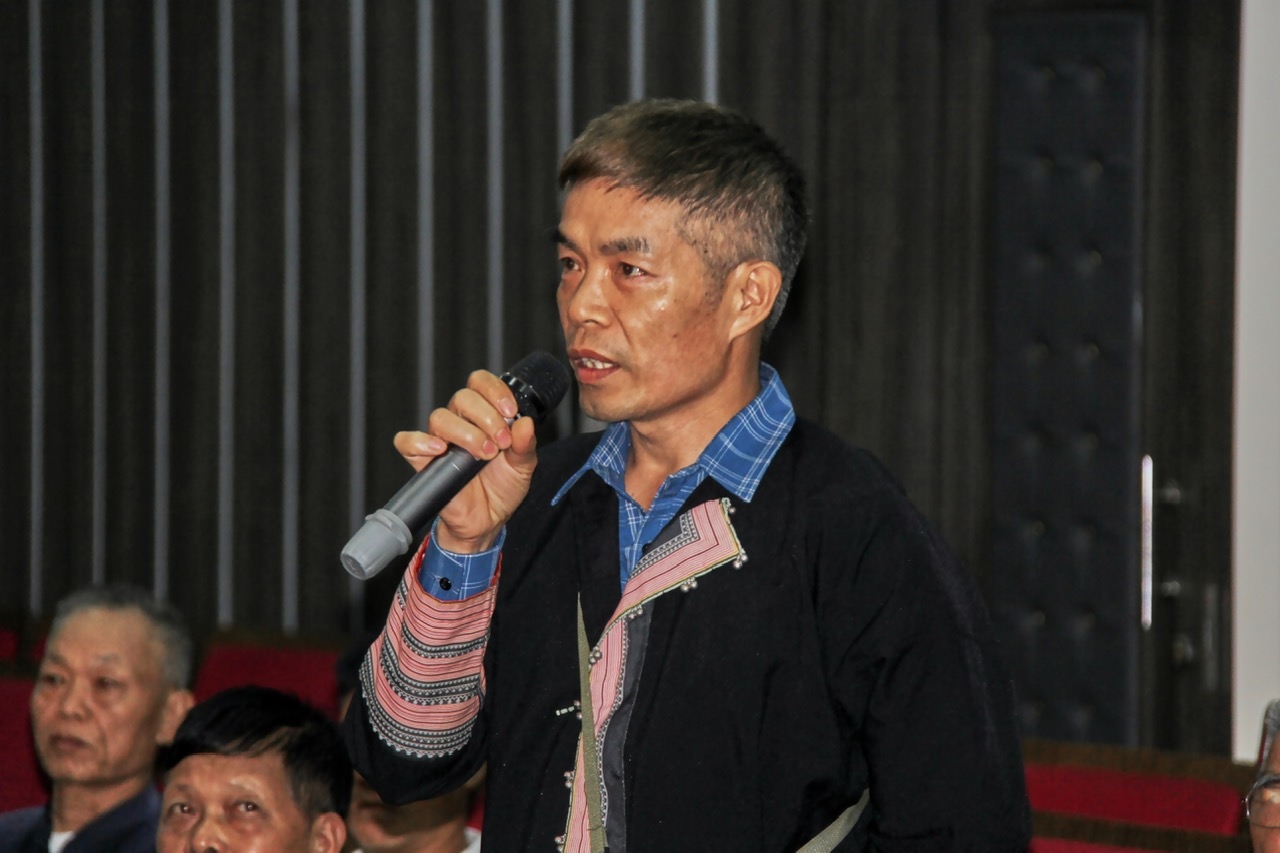 Thứ trưởng Bộ Dân tộc và Tôn giáo Nông Thị Hà gặp mặt đoàn đại biểu người có uy tín trong đồng bào dân tộc thiểu số tỉnh Lào Cai. 2