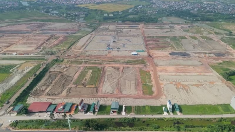 Một góc khu tái định cư Gia Bình
