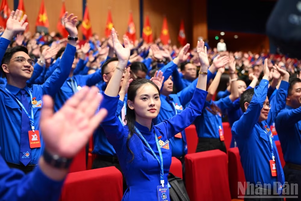 Không khí sôi nổi tại Đại hội Đoàn toàn quốc lần thứ XIII.