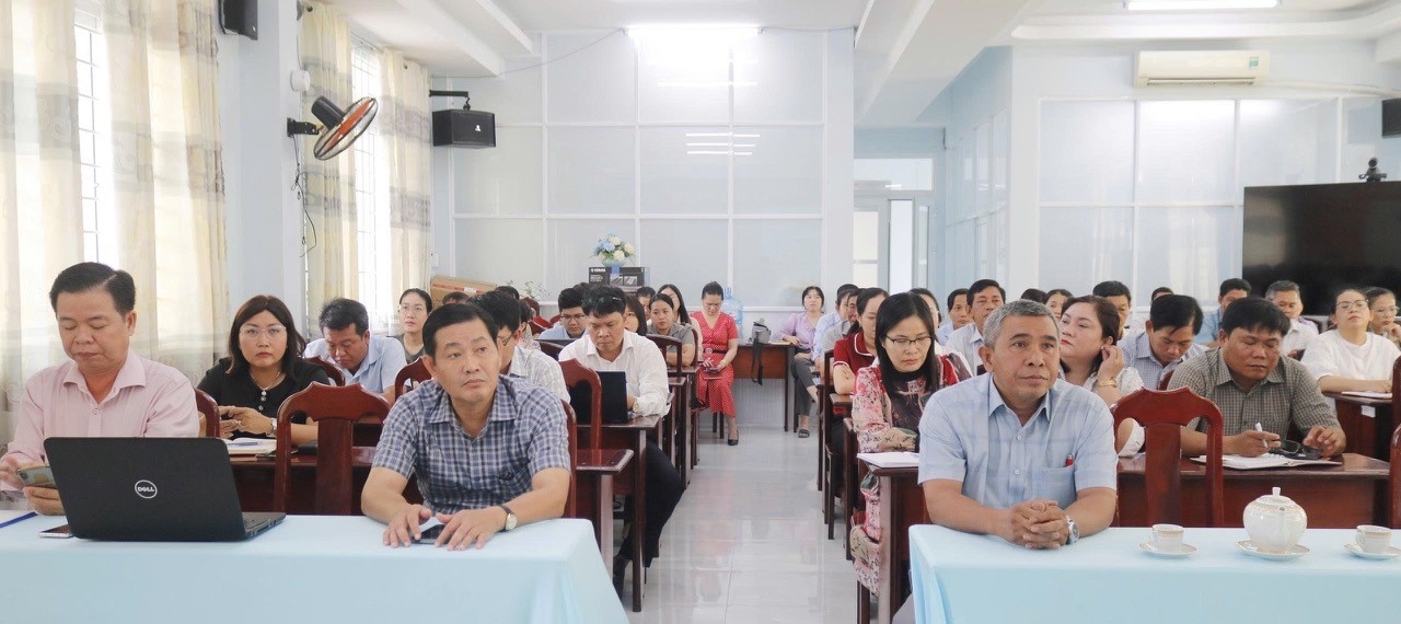 Quang cảnh Lớp tập huấn nghiệp vụ viết tin, bài lĩnh vực công tác dân tộc và tôn giáo năm 2026