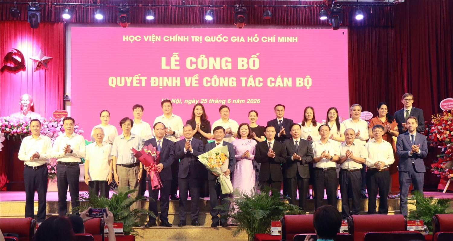 Học viện Báo chí và Tuyên truyền công bố Quyết định về công tác cán bộ 3