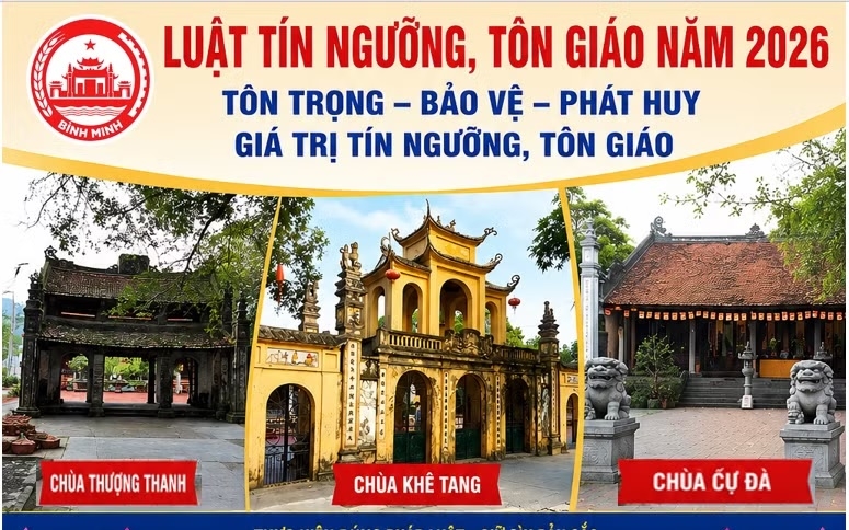 Tuyên truyền làm nổi bật những điểm mới trong Luật Tín ngưỡng, tôn giáo năm 2026