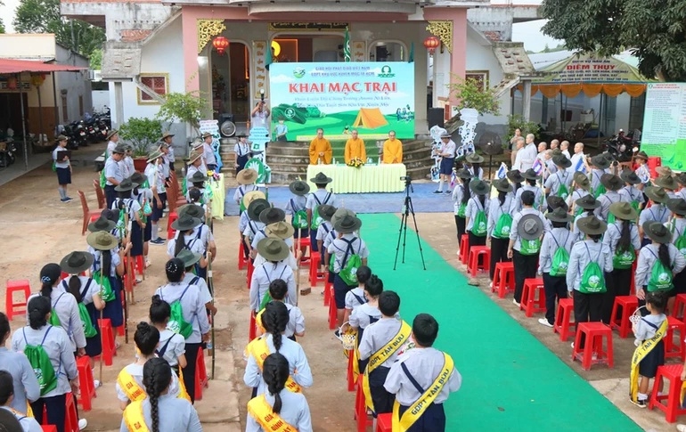 Chùa Phước Quang, Thành phố Hồ Chí Minh khai mạc Liên trại huấn luyện Anoma - Ni Liên - Tuyết Sơn