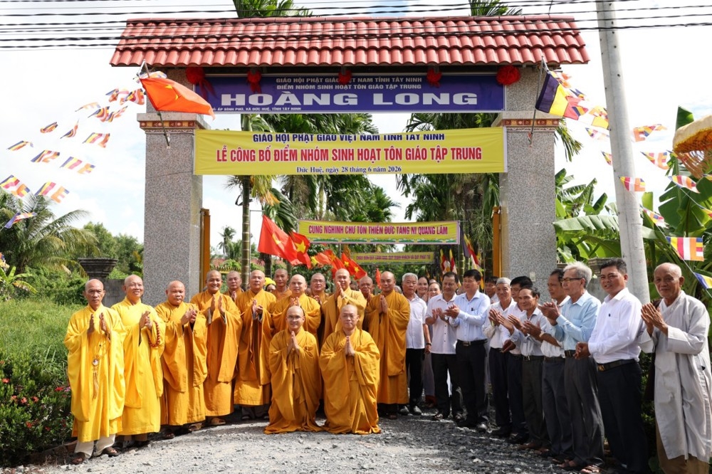 Lễ Công bố điểm nhóm sinh hoạt tôn giáo tập trung Hoàng Long, xã Đức Huệ, tỉnh Tây Ninh 3