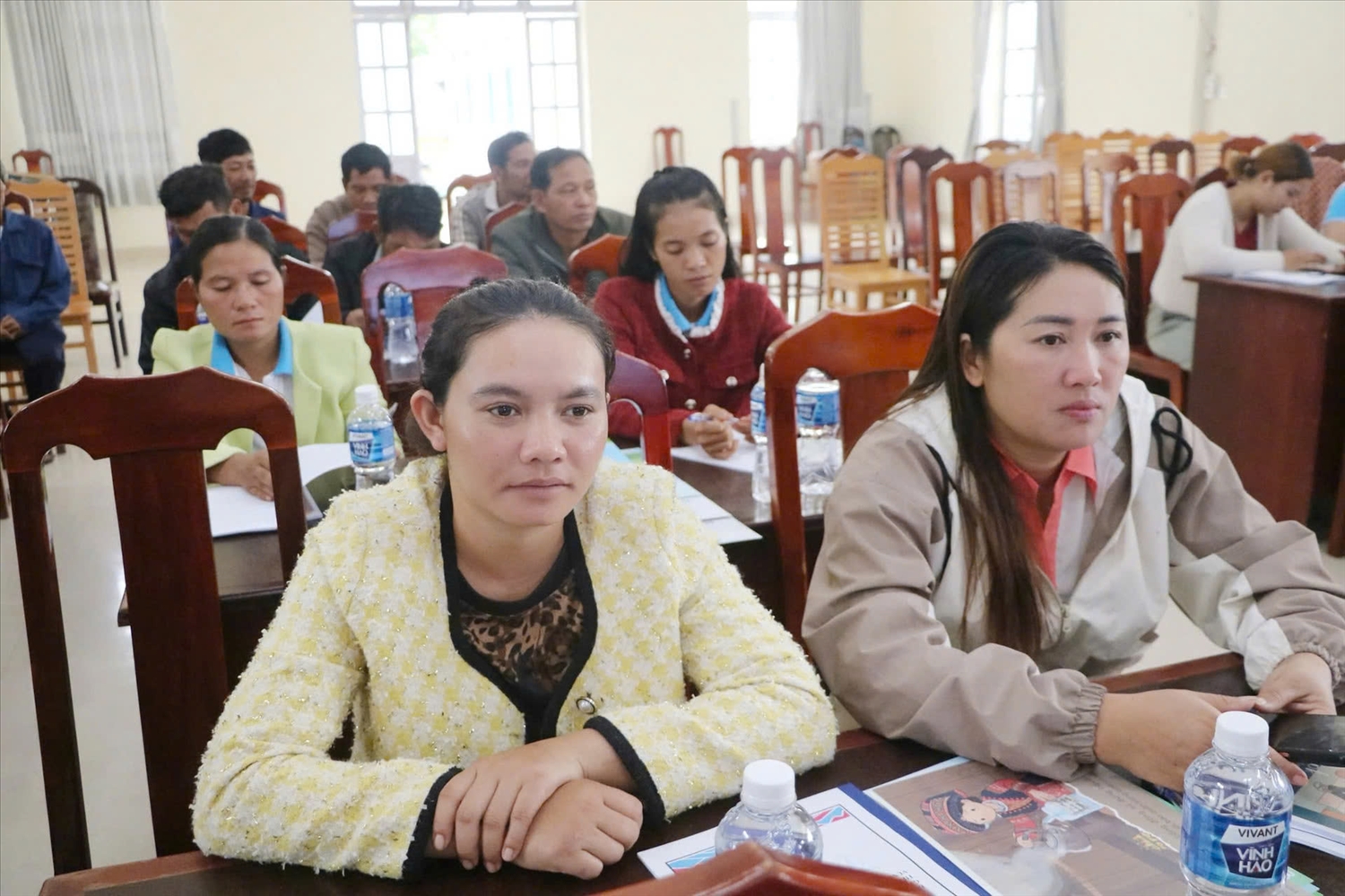 Thông qua lớp tập huấn, đại diện các chi hội trưởng phụ nữ tham gia thực hiện công tác bình đẳng giới tại địa phương.