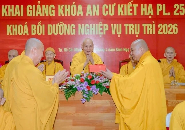 Khai giảng Khóa bồi dưỡng trụ trì cho đại diện Ban Trị sự Giáo hội Phật giáo Việt Nam các tỉnh, thành phố phía Nam 3