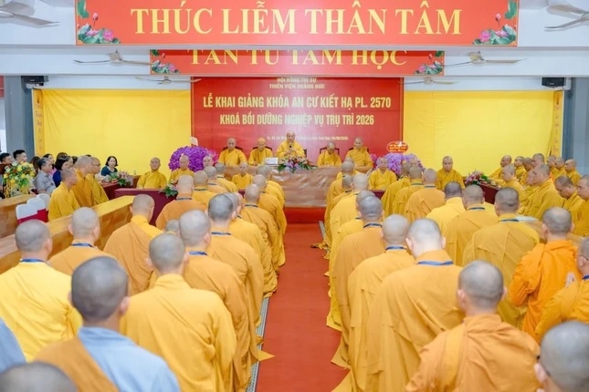 Khai giảng Khóa bồi dưỡng trụ trì cho đại diện Ban Trị sự Giáo hội Phật giáo Việt Nam các tỉnh, thành phố phía Nam