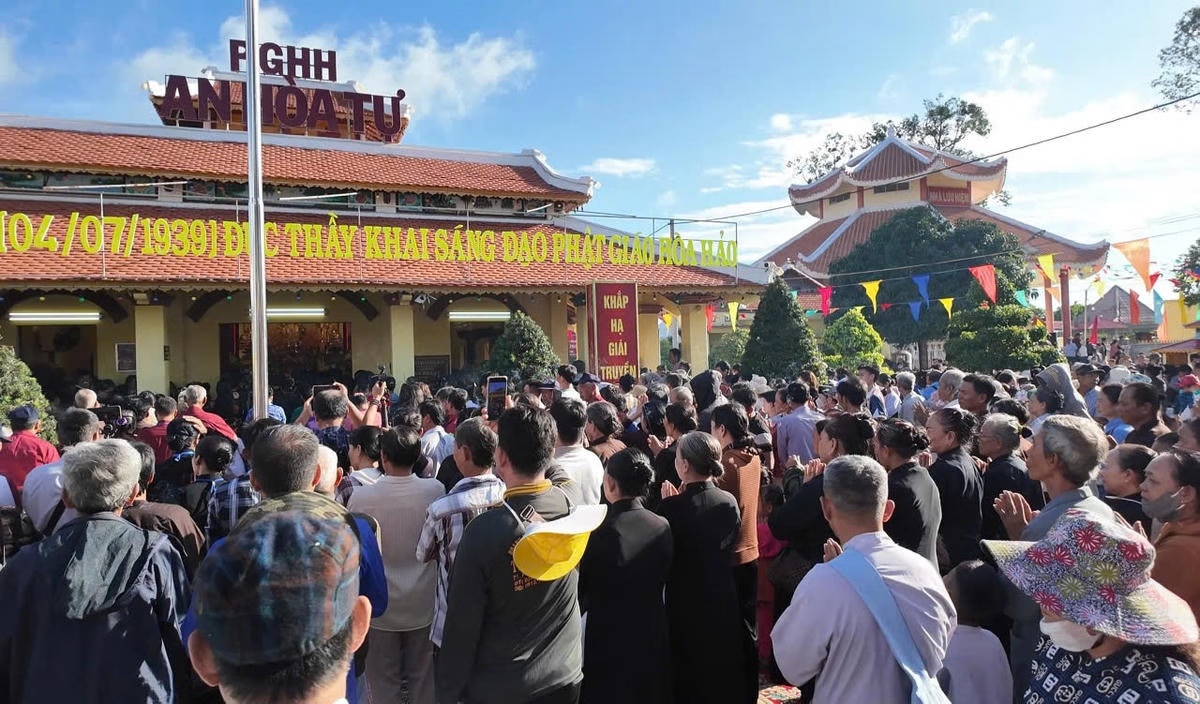 Không khí tràn đầy hạnh lạc của Đại lễ Khai đạo năm 2026 tại tổ đình An Hòa tự