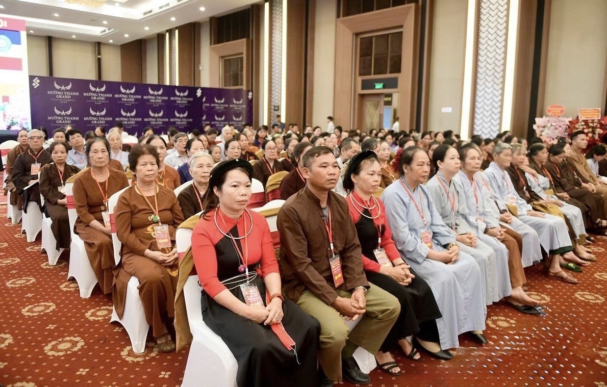 Đông đảo phật tử tham dự Đại hội