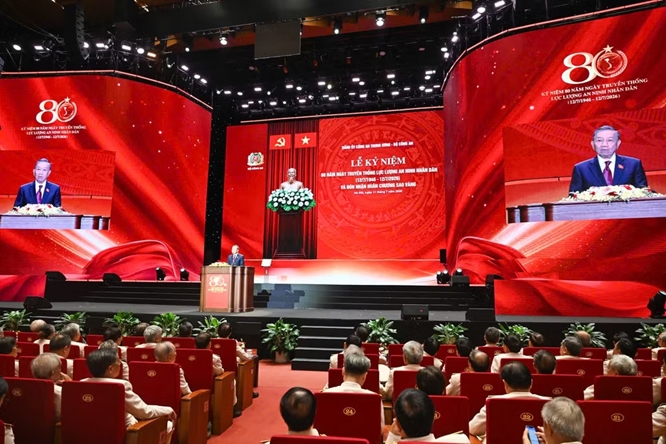 Quang cảnh buổi lễ. (Ảnh: Duy Linh)