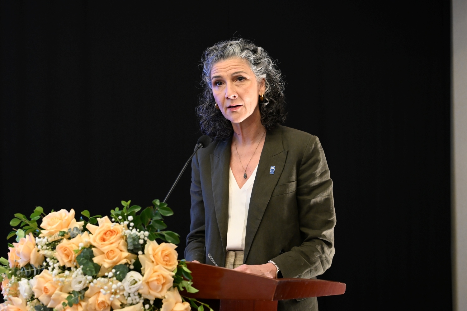 Đại diện UNDP tại Việt Nam, bà Ramla Khalidi ca ngợi những thành tựu phi thường của Việt Nam trong câu chuyện phát triển 