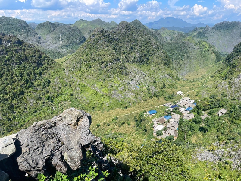 Một góc xã Lũng Phìn, tỉnh Tuyên Quang