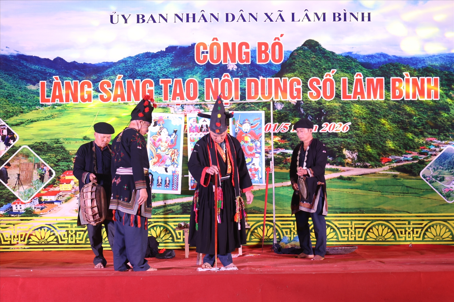 Xã Lâm Bình công bố “Làng Sáng tạo nội dung số Lâm Bình”