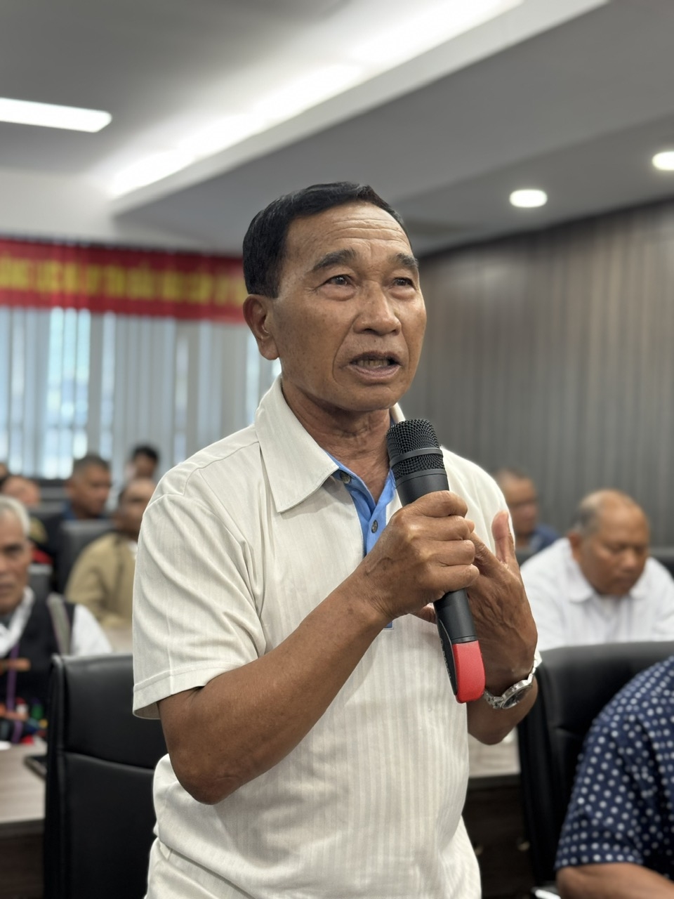 Ông Kwuyên Cil, Người có uy tín tổ dân phố B’Nơr B, phường Lang Biang, Đà Lạt