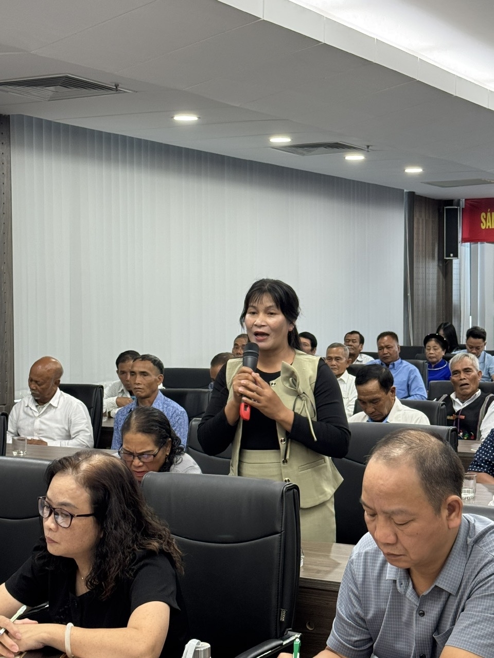 Bà Ka Diễm, dân tộc Cơ-ho, Người có uy tín thôn 9, xã Bảo Lâm, tỉnh Lâm Đồng