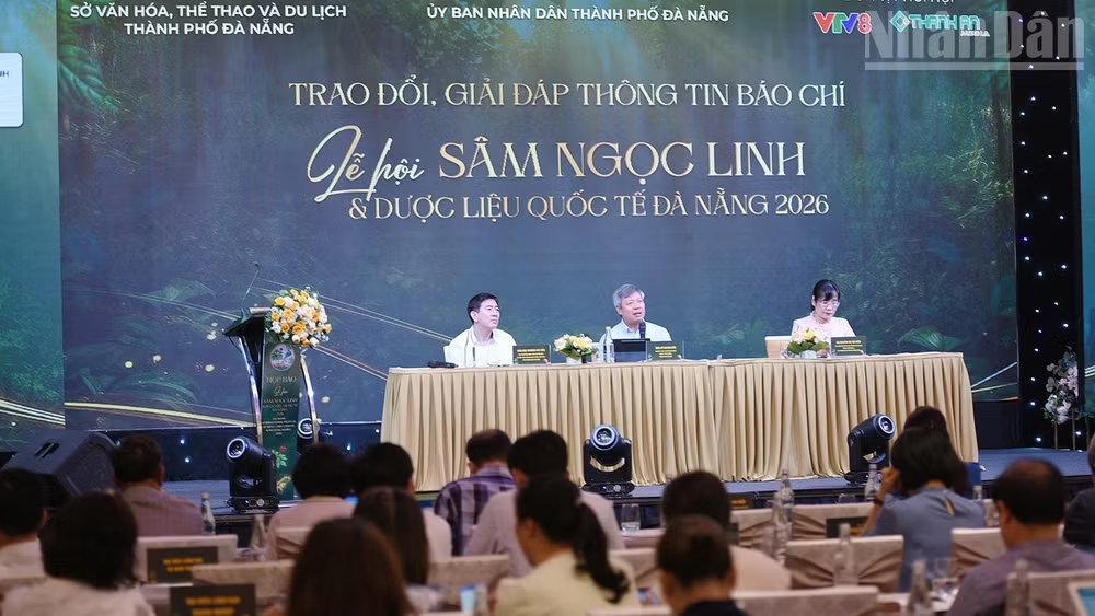 Họp báo thông tin về Lễ hội Sâm Ngọc Linh dự kiến tổ chức từ 01-3/8/2026 tại thành phố Đà Nẵng