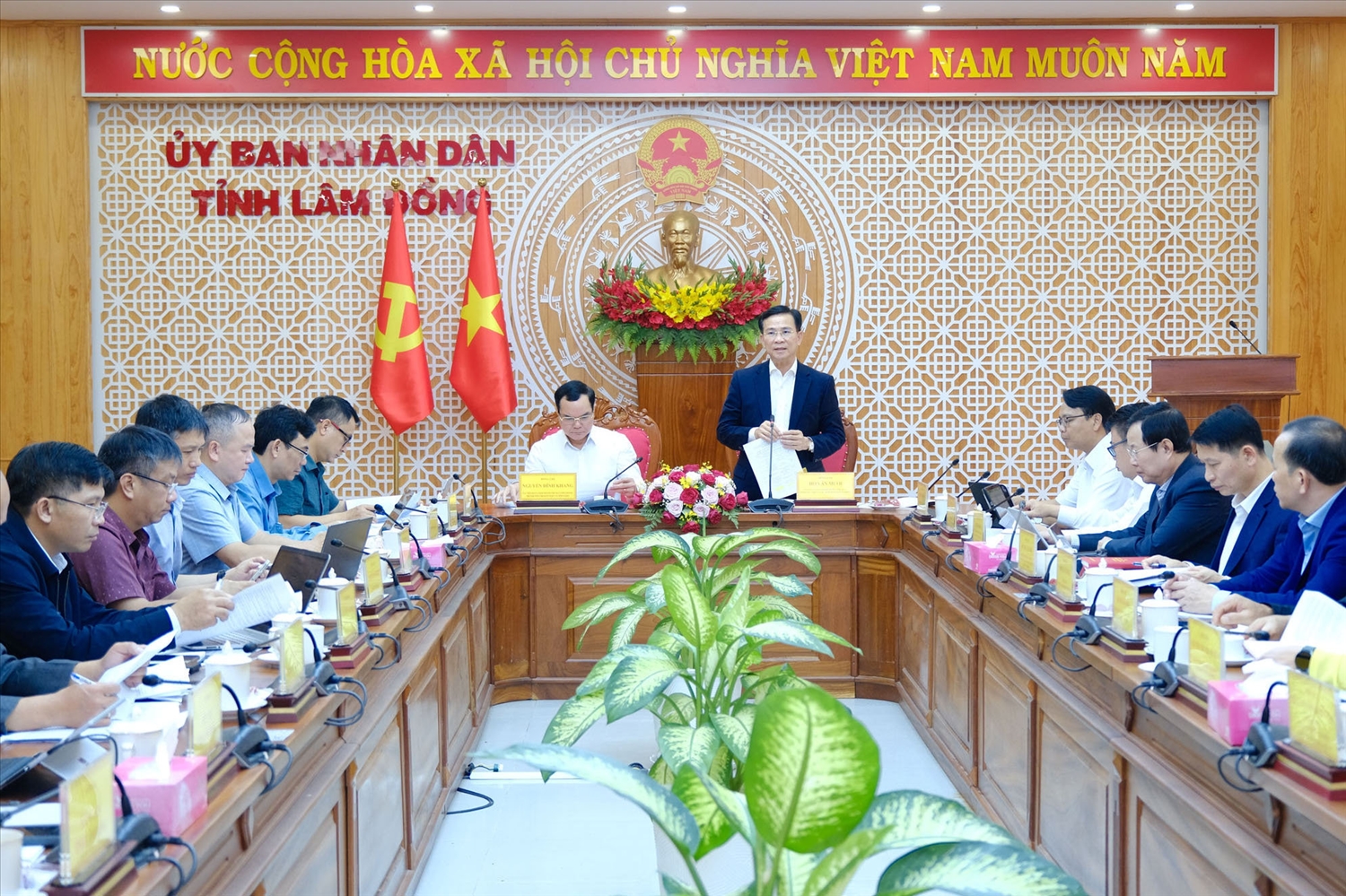Đoàn công tác của Bộ Dân tộc và Tôn giáo làm việc với Lâm Đồng