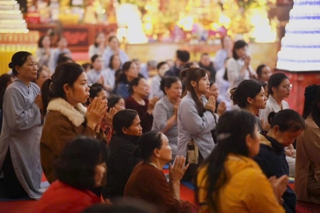 A religious activity at Da pagoda