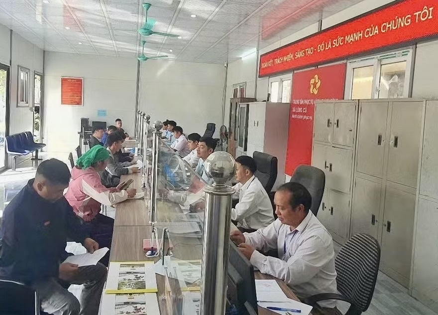 Trung tâm Hành chính công xã Lũng Cú (Tuyên Quang) vận hành hiệu quả, góp phần nâng cao hiệu lực quản lý và chất lượng phục vụ người dân