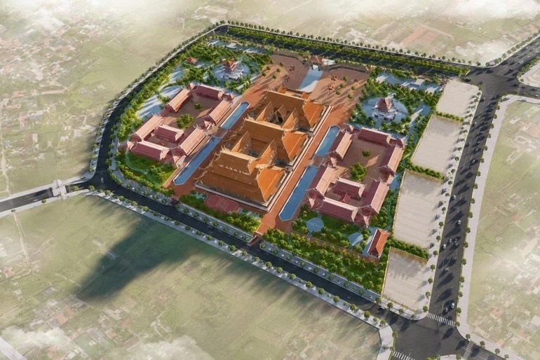 Phối cảnh Trung tâm Văn hóa Phật giáo Thủ đô