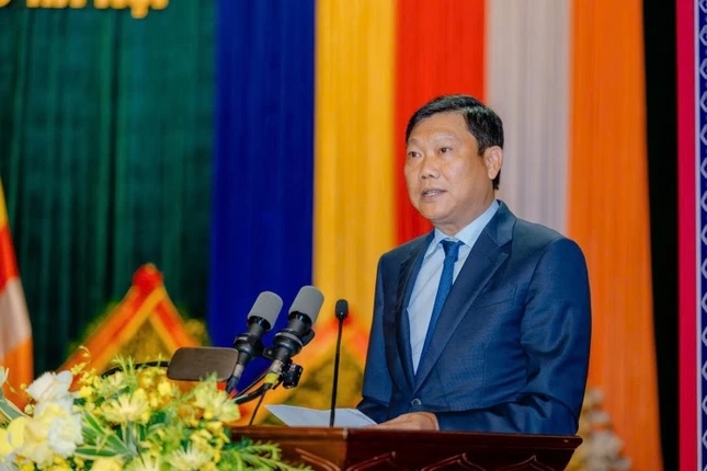 Ông Đỗ Anh Tuấn - Ủy viên Ban Thường vụ Thành ủy, Phó Chủ tịch UBND Thành phố Hà Nội phát biểu tại Đại hội