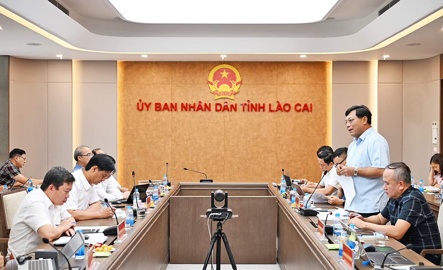 Thứ trưởng Bộ Dân tộc và Tôn giáo Nguyễn Hải Trung làm việc với UBND tỉnh Lào Cai