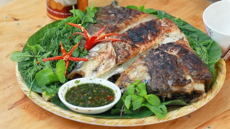 Món cá nướng - ẩm thực đậm đà hương vị núi rừng của đồng bào dân tộc Thái