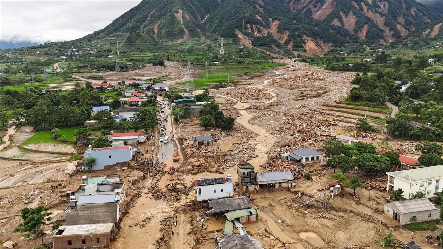 Cảnh tượng xót xa sau trận lũ lịch sử xảy ra trên địa bàn xã Mường Than, tỉnh Lai Châu. Nguồn: Cổng thông tin điện tử xã Mường Than.