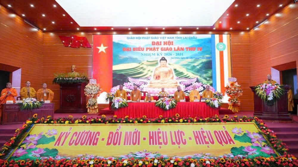 Đại hội đại biểu Phật giáo tỉnh Lai Châu lần thứ IV, nhiệm kỳ 2026-2031