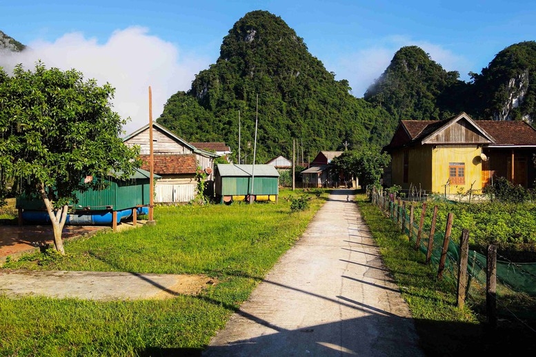 Vẻ đẹp bình dị của làng Tân Hóa, tỉnh Quảng Trị