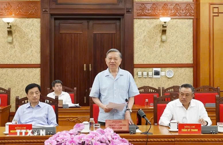Tổng Bí thư, Chủ tịch nước Tô Lâm phát biểu - Ảnh: TTXVN
