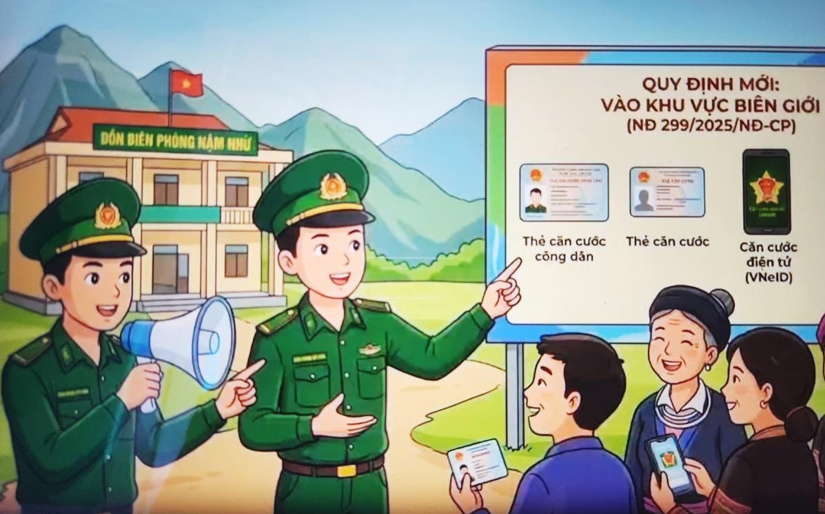 Video clip tuyên truyền nâng cao nhận thức pháp luật cho người dân khu vực biên giới do Đồn Biên phòng Nậm Nhừ thiết kế