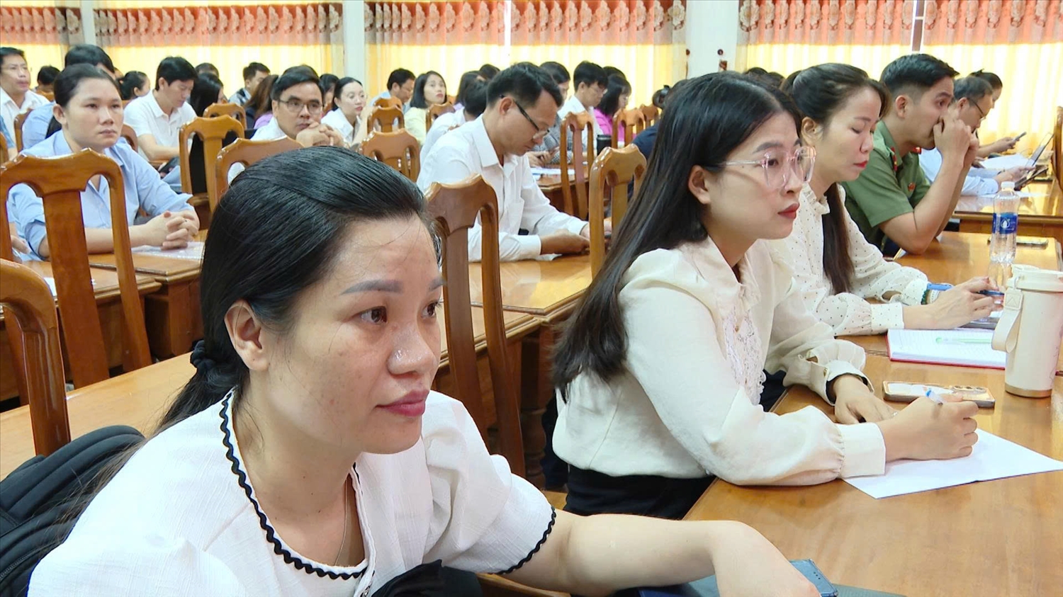 Các học viên tham gia Hội nghị tập huấn công tác tôn giáo cơ sở năm 2026