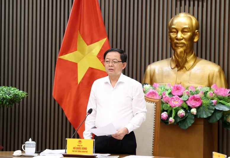 Phó Thủ tướng Hồ Quốc Dũng phát biểu kết luận hội nghị - Ảnh: VGP/Gia Huy