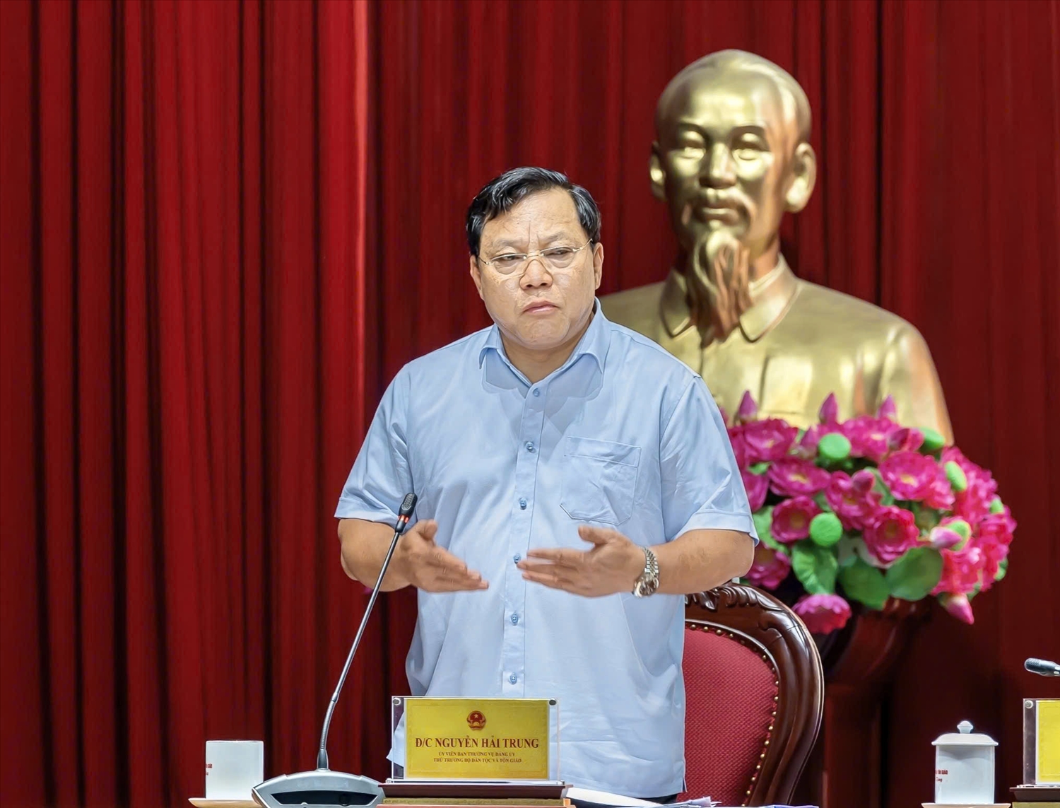 Thứ trưởng Nguyễn Hải Trung phát biểu tại Hội nghị