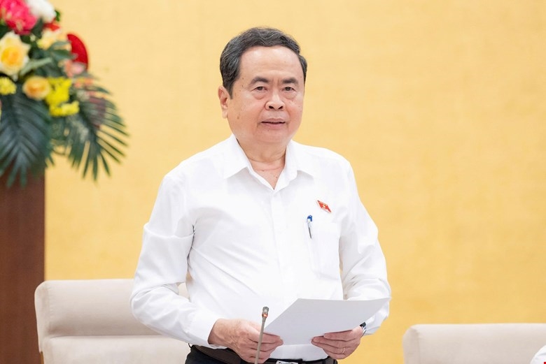 Chủ tịch Quốc hội Trần Thanh Mẫn phát biểu khai mạc Phiên họp 