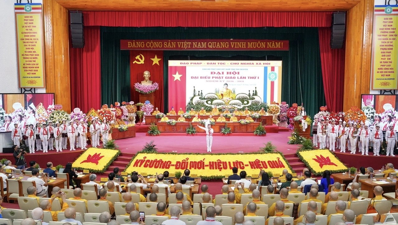 Đại hội đại biểu Phật giáo tỉnh Thái Nguyên lần thứ I nhiệm kỳ 2026-2031