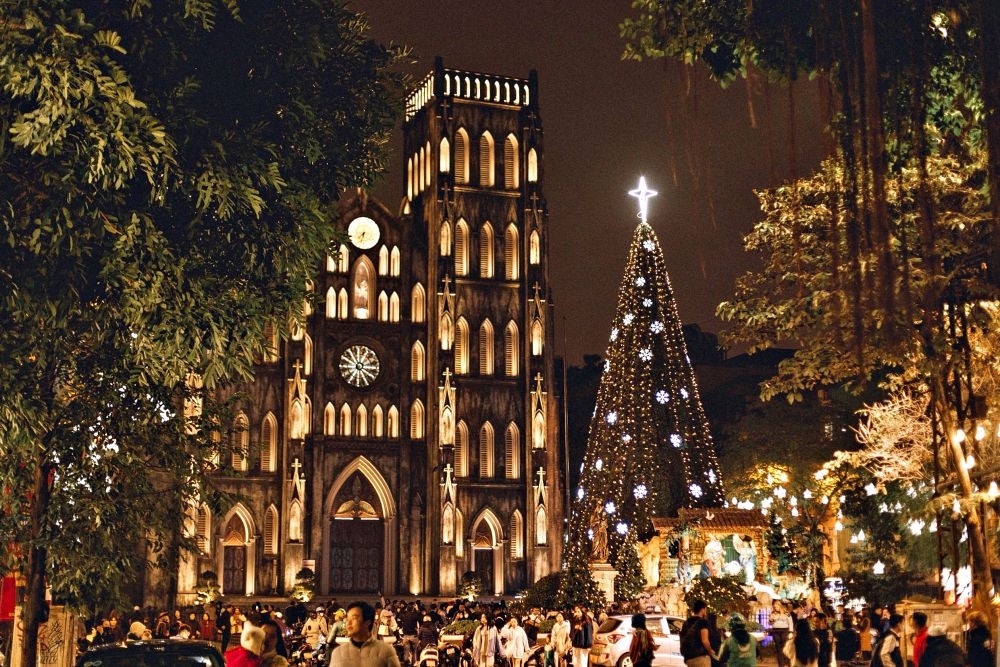 Christmas celebration at Hanoi Cathedral